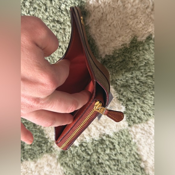 Coach Signature Brown and Tan Wallet - Picture 6 of 6